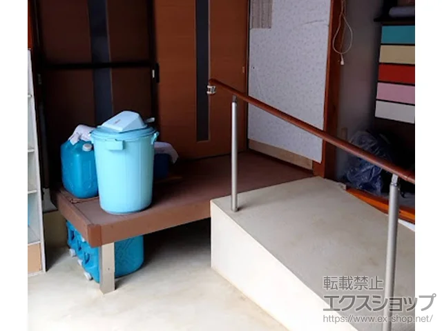 鳥取県所沢市のYKKAPの屋外手すり パルトナーUDフェンス1型(手すり)自立タイプ 施工例