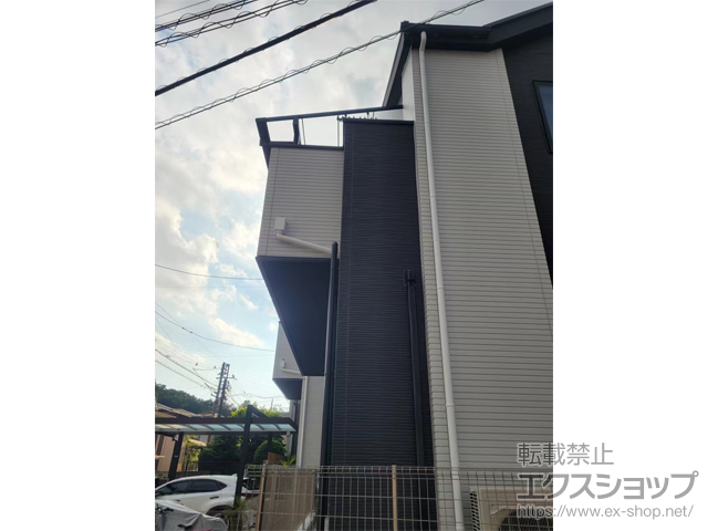 神奈川県横浜市ののバルコニー・ベランダ屋根 レボリューA F型 屋根タイプ 単体 積雪〜20cm対応 施工例