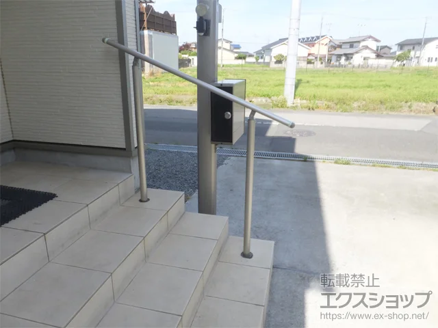 茨城県所沢市のYKKAPの屋外手すり パルトナーUDフェンス1型(手すり)自立タイプ 施工例