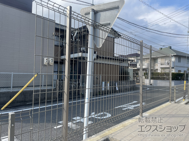 愛知県名古屋市ののフェンス・柵 ハイグリッドフェンスN8型 フリーポールタイプ 施工例