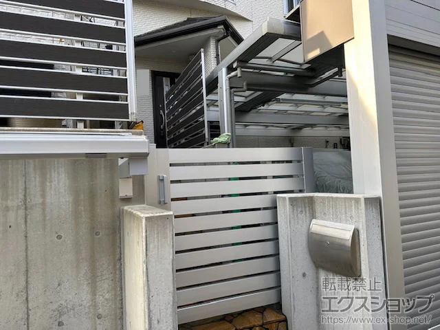 東京都仙台市のYKKAPの門扉 レナード3型 袖扉なしタイプ 施工例