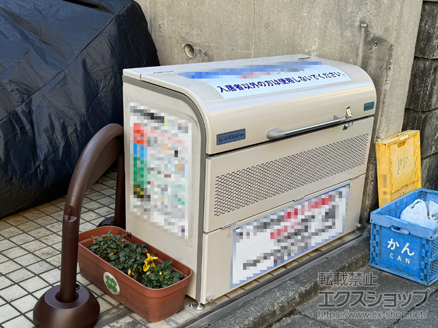 東京都杉並区ののゴミステーション ダストピット Uタイプ DPUB-500 500L 施工例