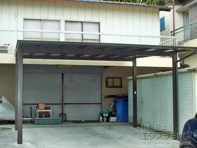 徳島県木津川市のValue Selectのカーポート ソリッドポート ワイド 積雪〜20cm対応 施工例