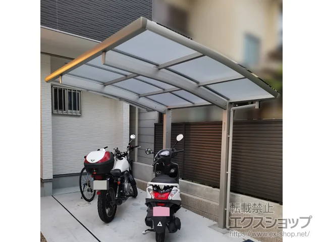 京都府静岡市のValue Selectのサイクルポート・自転車置き場 プレシオスポート ミニ 積雪〜20cm対応 施工例