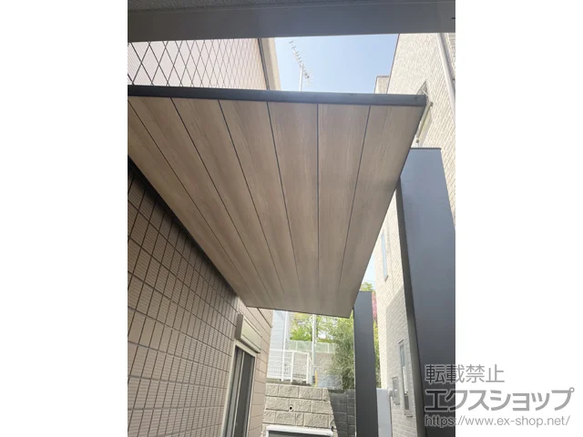神奈川県津島市のYKKAPのテラス屋根 テラスSC 単体 複合色 独立タイプ 積雪〜20cm対応 施工例